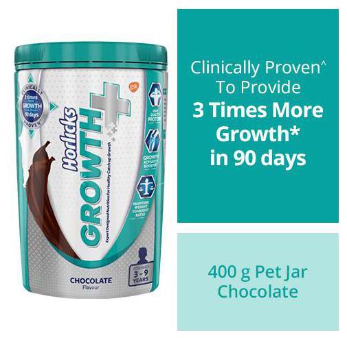 

Horlicks Health Drink Growth Chocolate 400 Gm