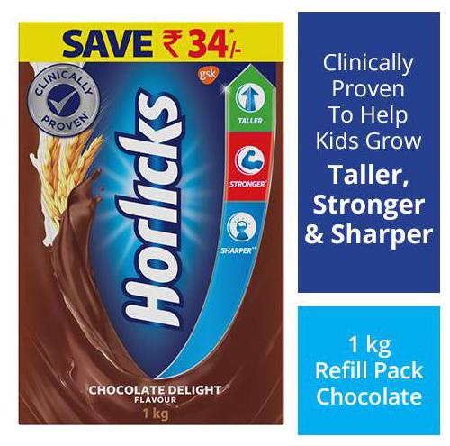 

Horlicks Health Nutrition Drink Chocolate Flavour 1 kg