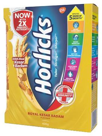 

Horlicks Health Nutrition Drink Kesar Badam 400 g