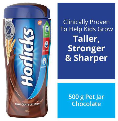 

Horlicks Health Nutrition Drink Chocolate Flavour 500 g