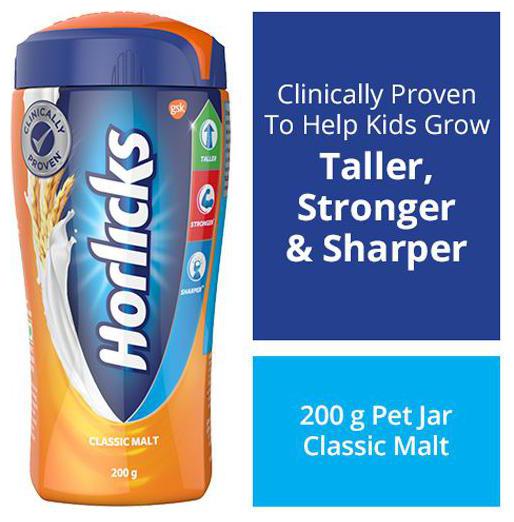 

Horlicks Health Nutrition Drink Classic Malt 200 g