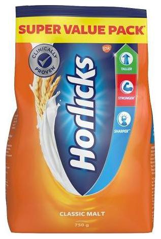 

Horlicks Health Nutrition Drink Classic Malt 750 g