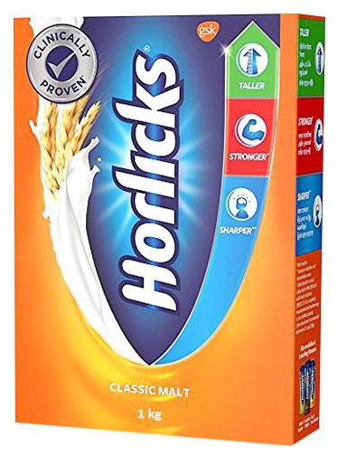 

Horlicks Health Nutrition Drink Classic Malt 1 kg