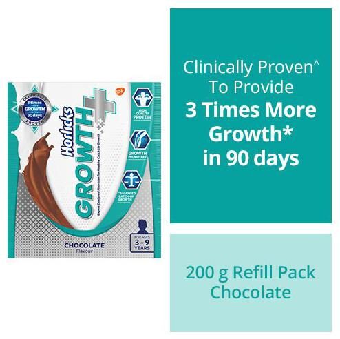 

Horlicks Health Drink - Growth Nutrition Chocolate 200 g