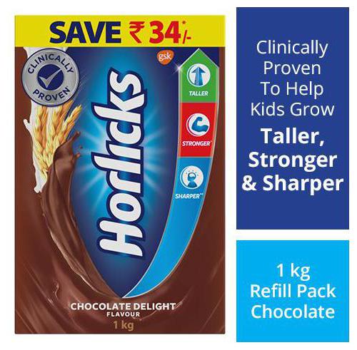 

Horlicks Health Nutrition Drink Chocolate Flavour 1 kg