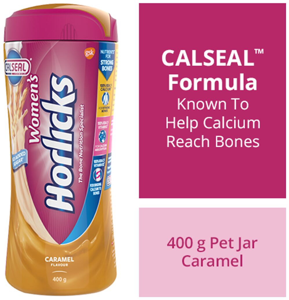 HORLICKS WOMEN CARAMEL JAR 400G