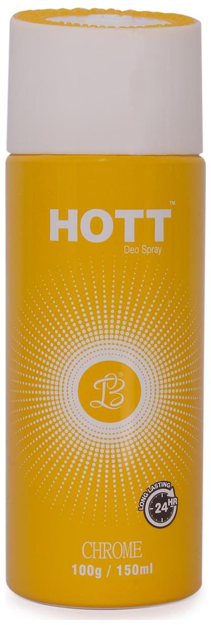 

HOTT CHROME Gas Deodorant for Men 150ml