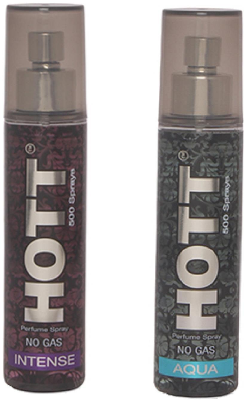

HOTT INTENSE AQUA No Gas Perfume Spray for Men (Pack of 2) (60ml each)