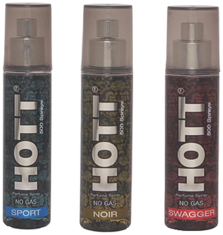 

HOTT SPORT NOIR SWAGGER No Gas Perfume Spray for Men (Pack of 3) (60ml each)