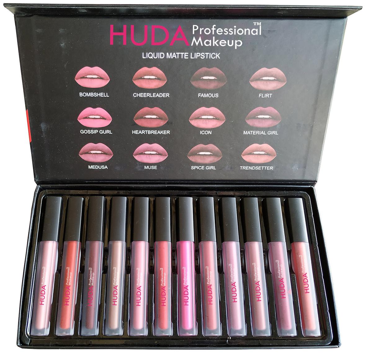 

Huda Professional Makeup Liquid Matte Lipstick (Multi)