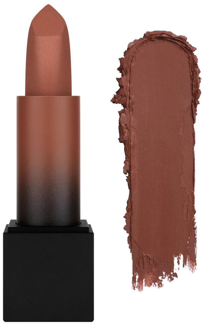 

HUDA Professional Makeup Power Bullet Matte Lipstick Game Night Brown 3 8g (Pack Of 1)