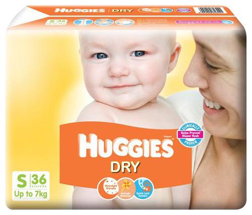 

Huggies New Dry Small Size Diapers 36 pcs