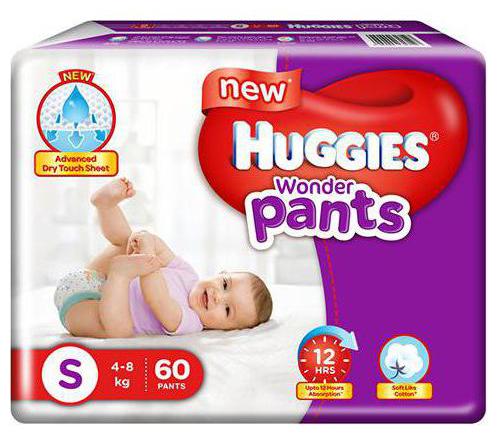 

Huggies Wonder Pants Small Size Diapers 60 pcs