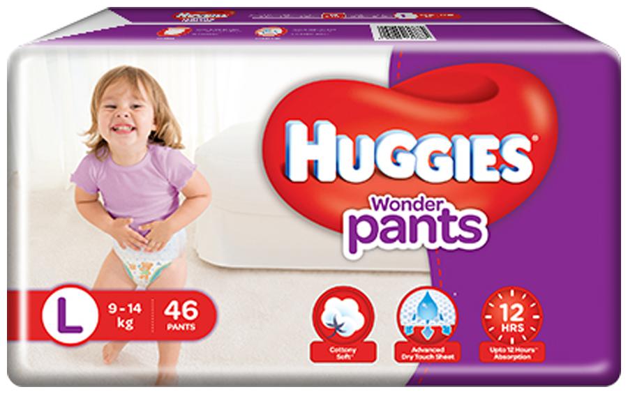 

Huggies Wonder Pants Large Size Diapers 46 pcs