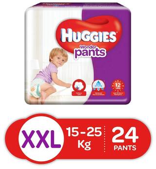 Buy Huggies Wonder Pants Xx Large Xxl Size Diapers Pack Of 2 24 Per Pack 6000 Gm Online At Low Prices In India Paytmmall Com