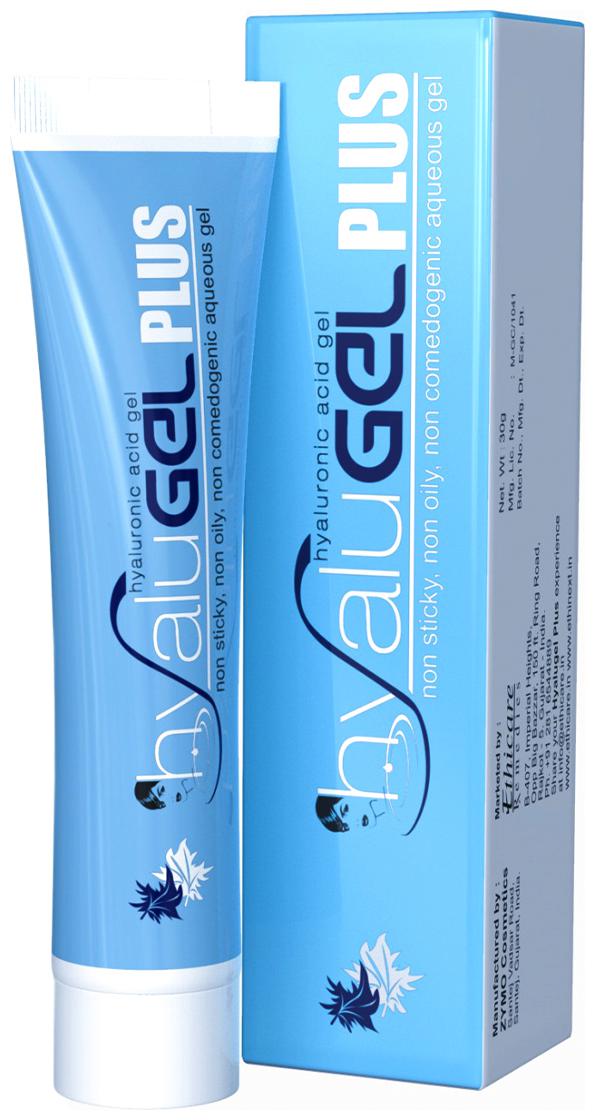 

Hyalugel Plus Hyaluronic Acid Gel (Paraben Free) Moisturizer and Conditioner for the oily and acne prone skin 30g (Pack of 1) each