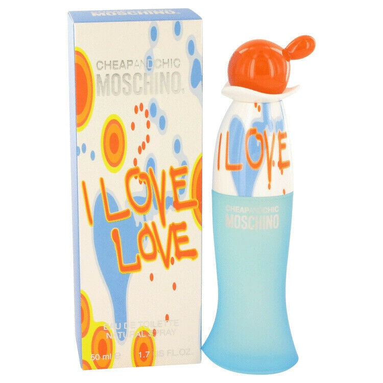 

I Love Love by Moschino Eau De Toilette Spray 1 7 oz 50 ml Women