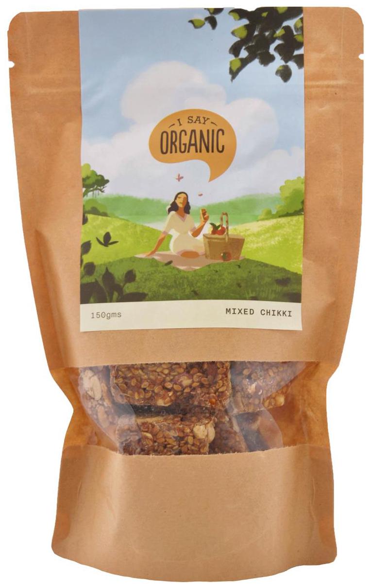

I SAY ORGANIC Mix Chikki 150gm