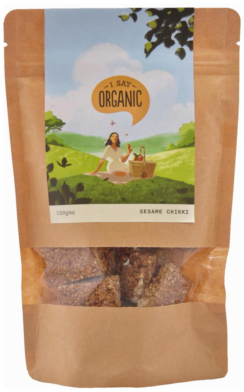 

I SAY ORGANIC Sesame Chikki 150gm