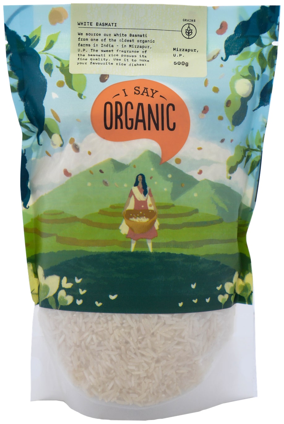 

I SAY ORGANIC White Basmati 500gm