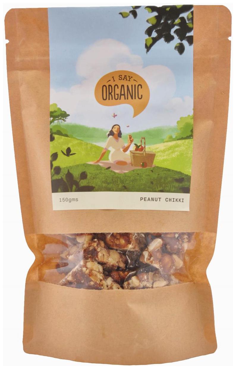 

I SAY ORGANIC Peanut Chikki 150gm