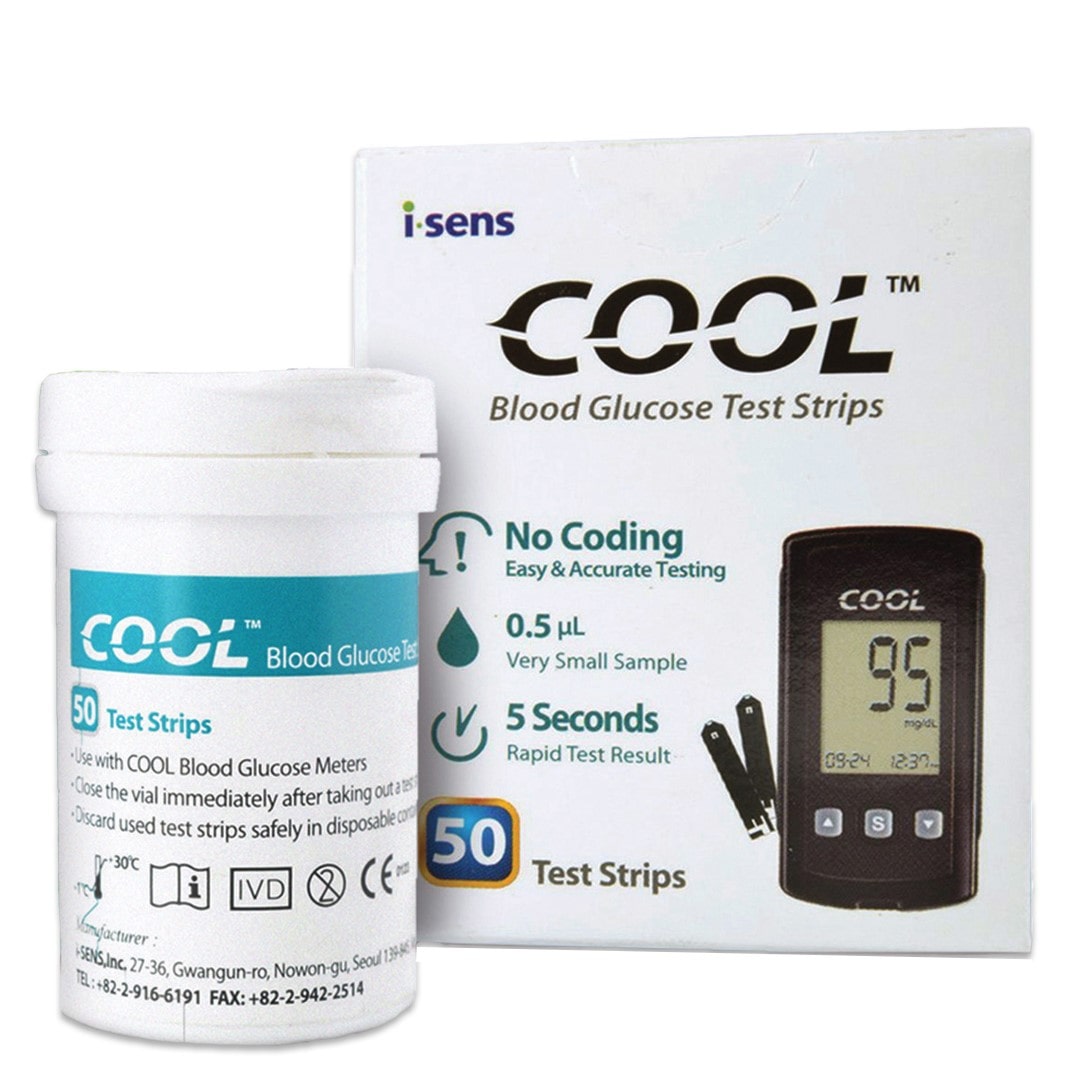 

I-Sens Cool 50 Glucometer Strips (Pack Of 1)