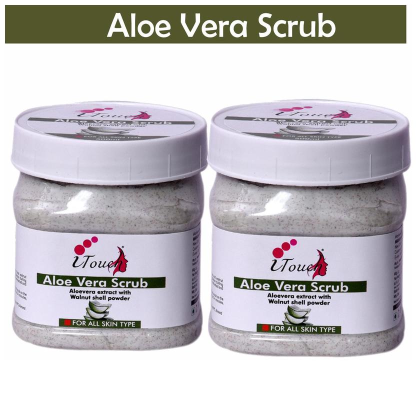 

I Touch Herbal Aloe Vera Face Scrub 500ml (Pack of 2)