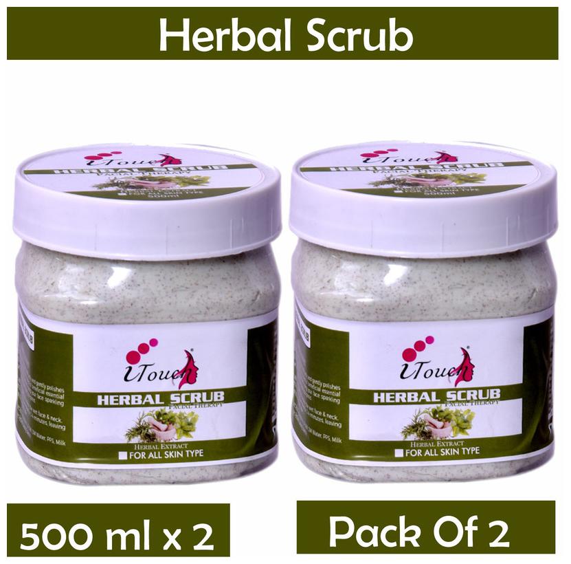 

I Touch Herbal Face Scrub 500 ml (Pack of 2)