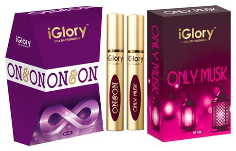 

iGlory non alcoholic roll on attar perfume combo for Men Women (On On Only Musk) 10 ml each Pack of 2