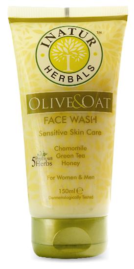 

Inatur Olive Oat Face Wash 150 ml