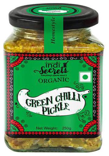 

Indi Secrets Organic Homestyle Green Chilli Pickle 250 g