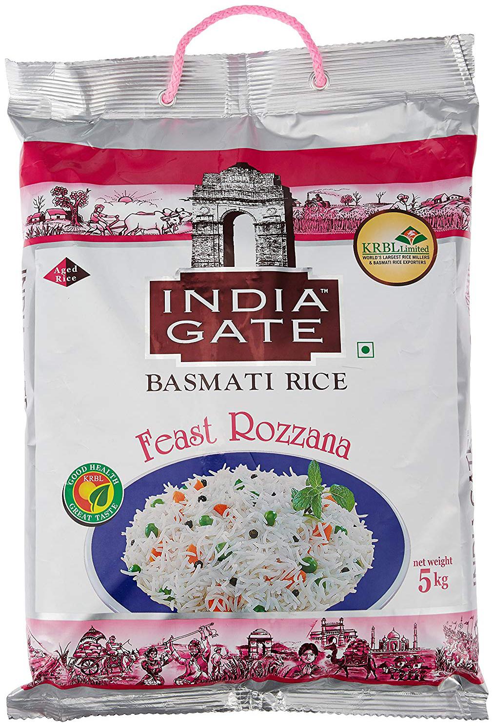

India Gate Basmati Rice - Feast Rozzana 5 kg