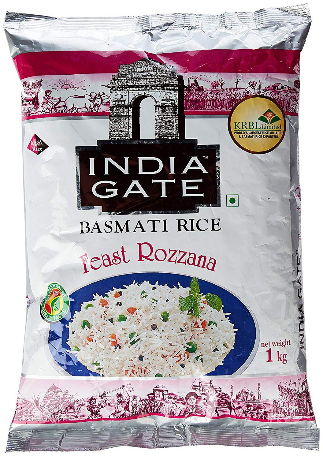 

India Gate Basmati Rice Feast Rozzana 1 kg