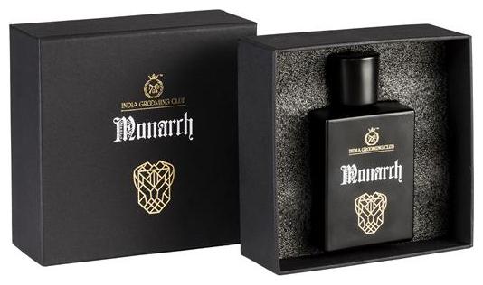 

India Grooming Club Wooden Aromatic Body Spray Perfume for men Monarch Black and Gold 100ml