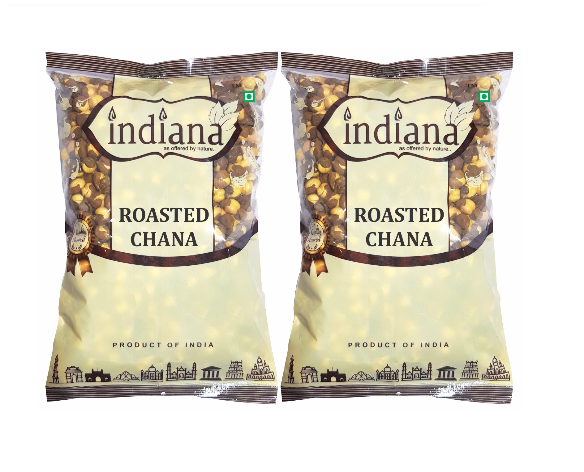

Indiana Roasted Chana Premium Quality 250 g (Pack of 2)