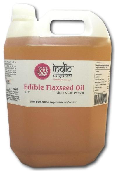 

IndicWisdom Cold pressed Flaxseed oil (5 L) Pack of 1