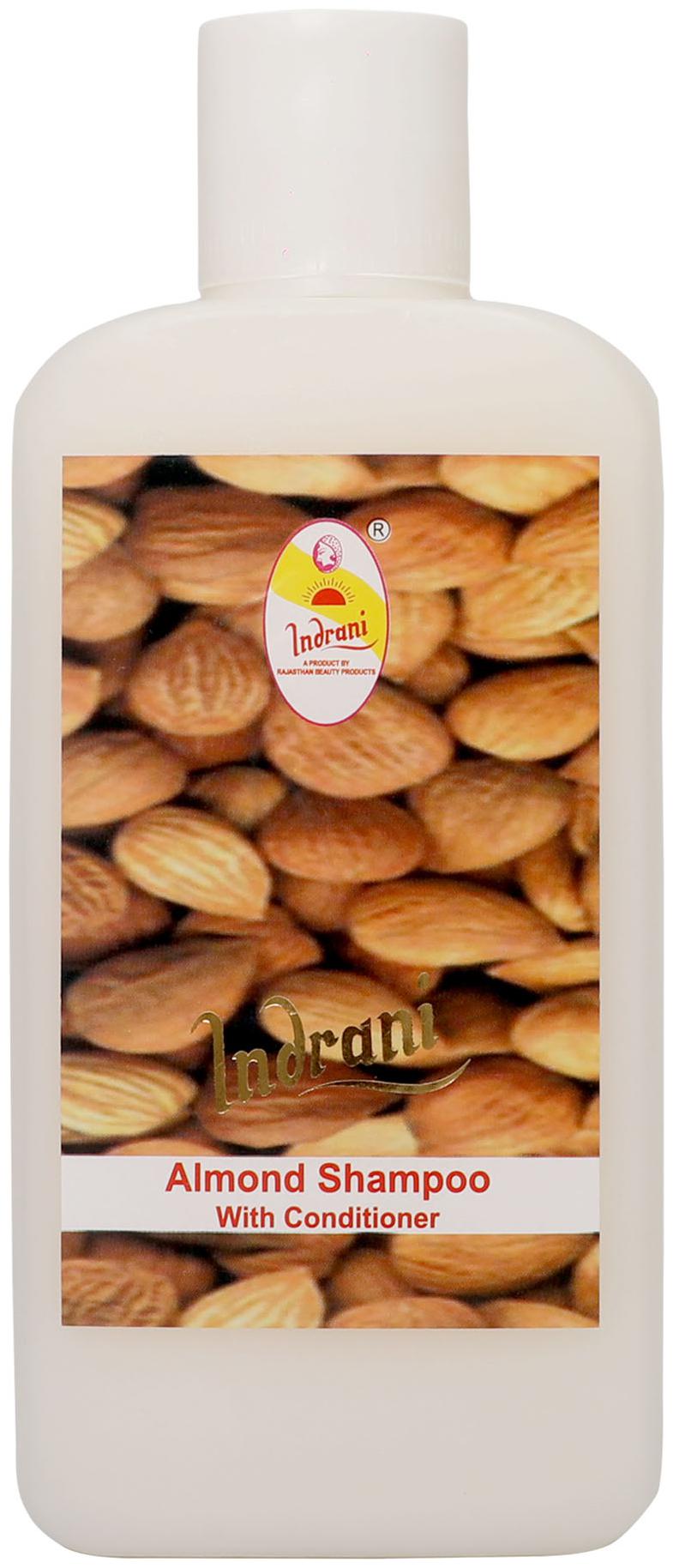 

Indrani Almond Shampoo With Conditioner For Women To Reduce Hair Fall Promote Hair Growth Control Dandruff 500 ml