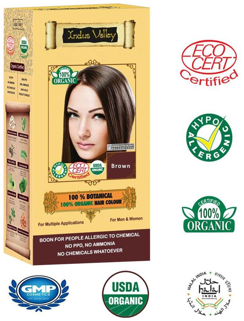 Buy Indus Valley 100 Botanical Hypoallergenic Chemical Free Brown