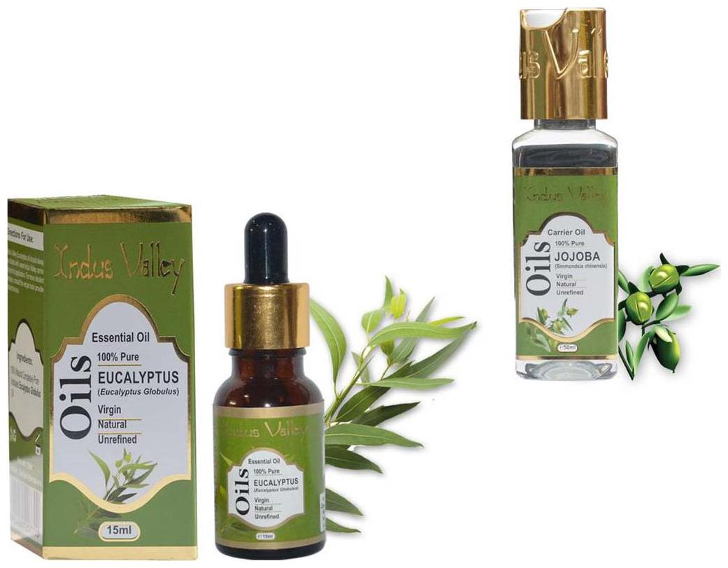 

Indus Valley Eucalyptus Jojoba Oil For Healthy And Beautiful Skin- Pack Of 2