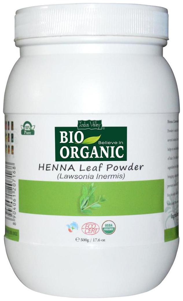 

Indus Valley Bio Organic Herbal Henna Leaf Powder Jar