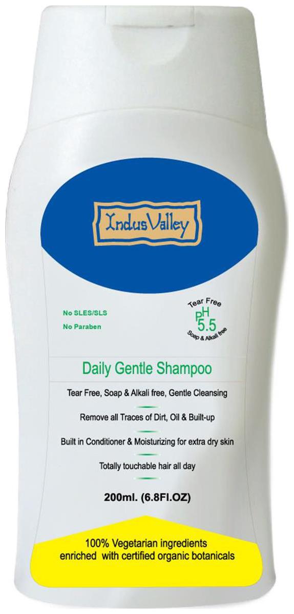 

Indus Valley 100 Natural Daily Gentle Shampoo (200 ml) - Fight Dryness