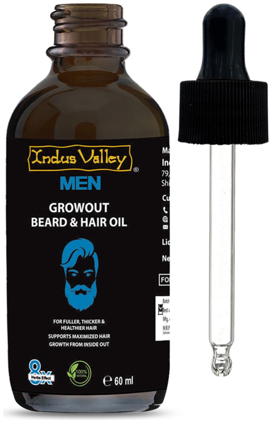 Buy Indus Valley Bio Organic Growth Beard Hair Oil For Thicker