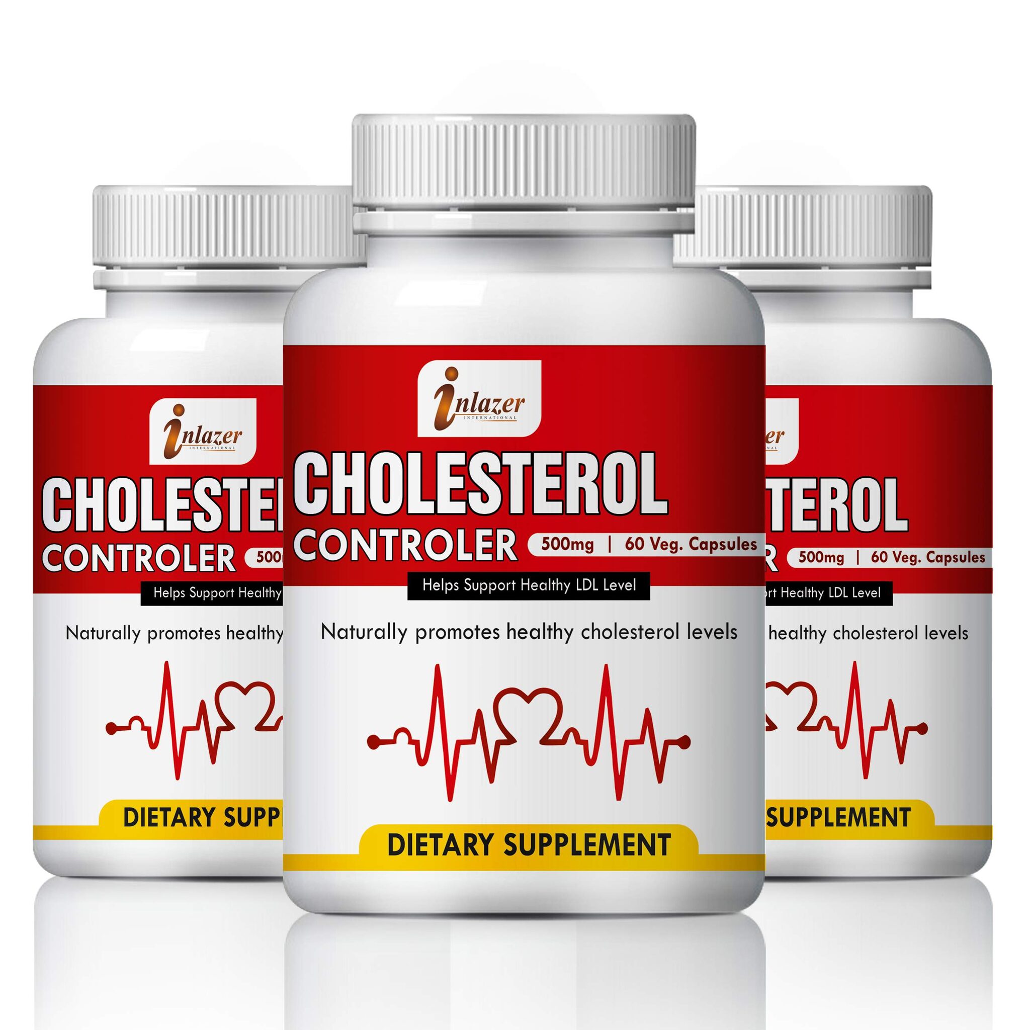 

Inlazer Cholesterol Controller Herbal Capsules 500mg 100 Ayurvedic