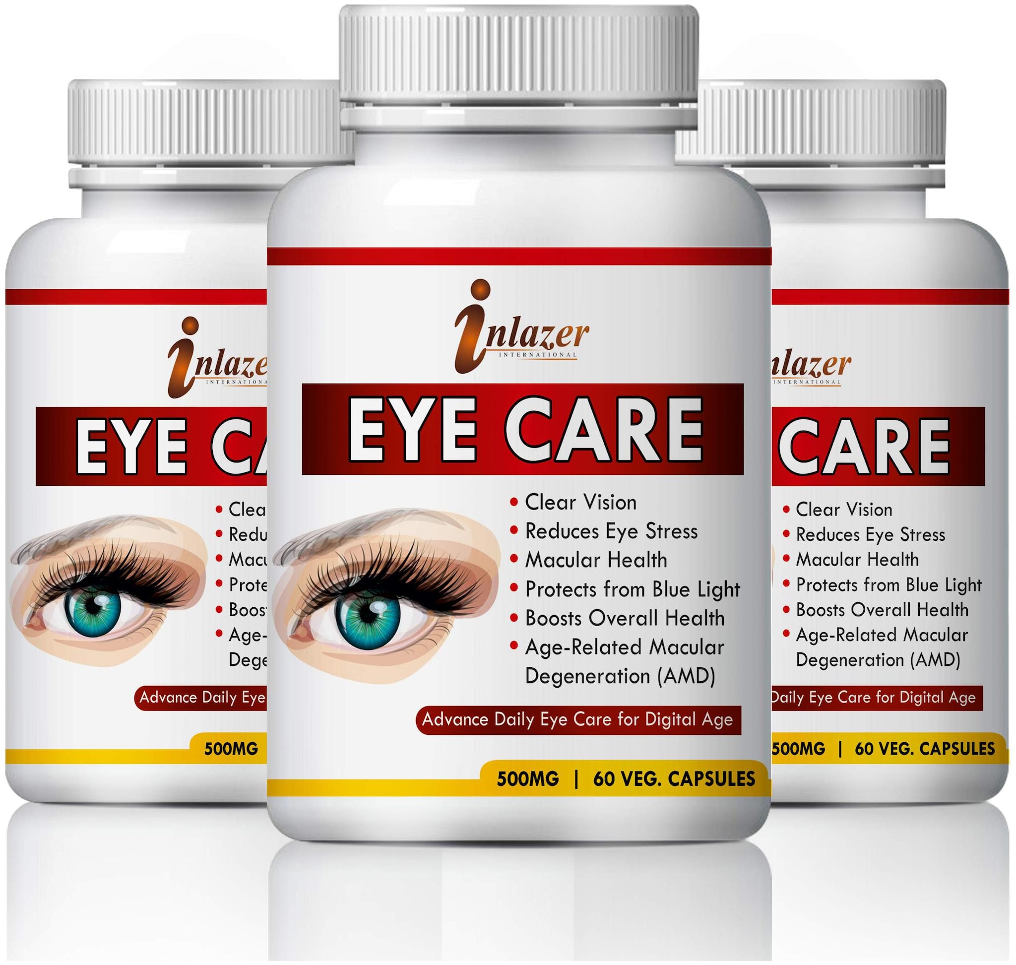 

Inlazer Eye Care Herbal Capsules For Neytra Jyoti 500mg 100 Ayurvedic