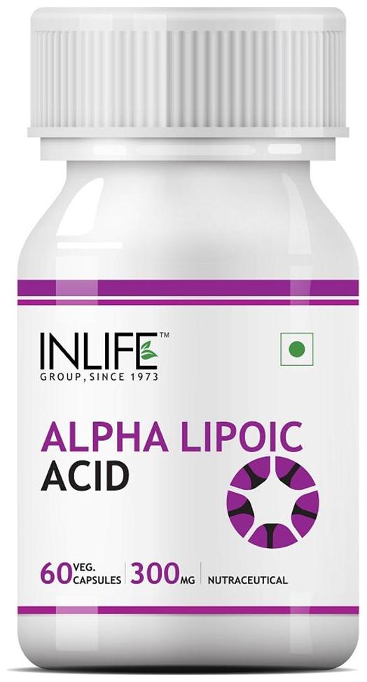 

INLIFE Alpha Lipoic Acid 300 mg (60 Vegetarian Capsules)