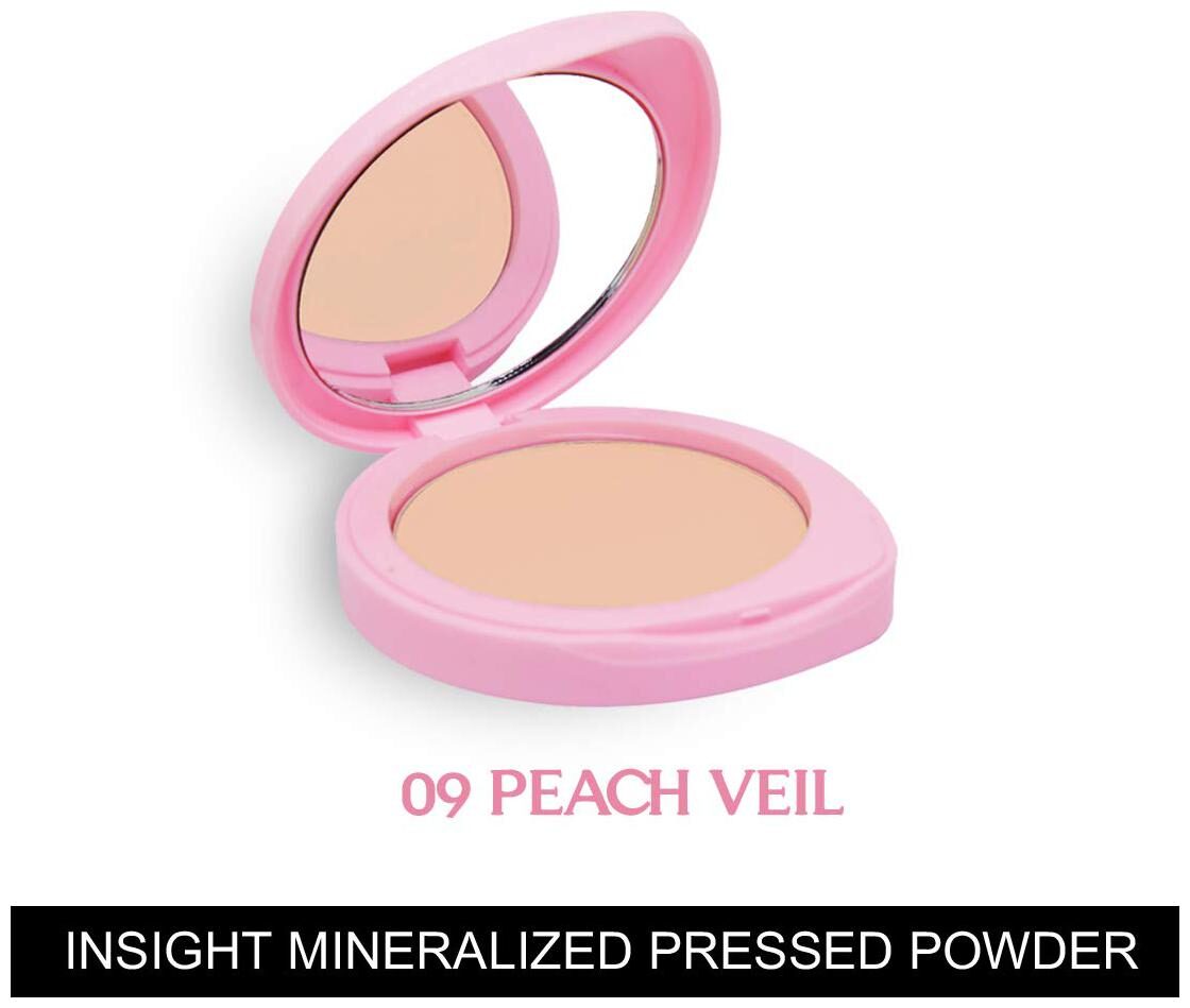 

Insight Cosmetics Mineralized Pressed Powder SPF 24 - Peach Veil 9g (Pack of 1)