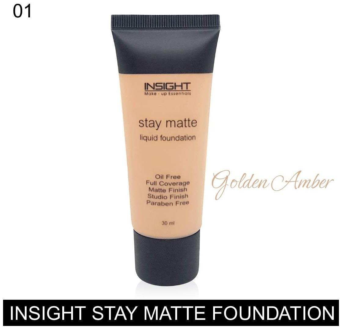 

Insight Stay Matte Foundation - Golden Amber (30ml)