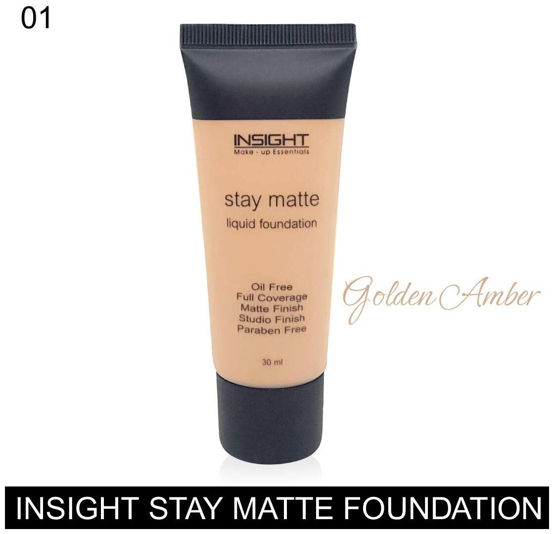 

Insight Stay Matte Foundation - Golden Amber (30ml)