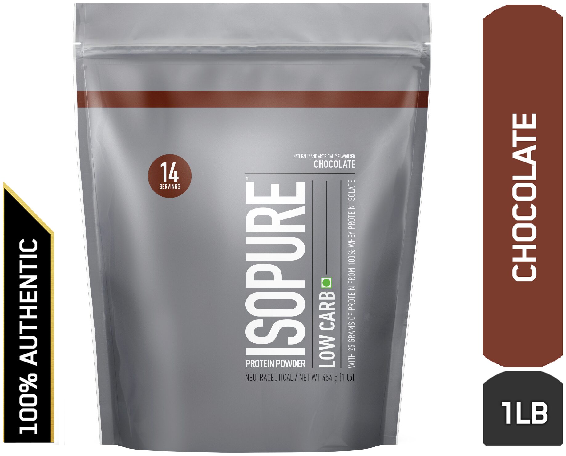 

Isopure Low Carb 100 Whey Protein Isolate Powder - 0 45 kg (1 lb) (Dutch Chocolate)