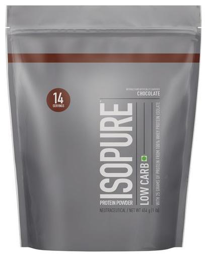 

Isopure Whey Protein Powder - 100 Isolate Chocolate Low Carb 1 lb
